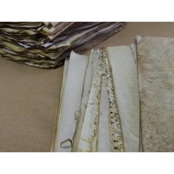 25 Coffee Dyed Notebook Papers, Hand Dyed Papers, Junk Journal Supply - Picture 3 of 3